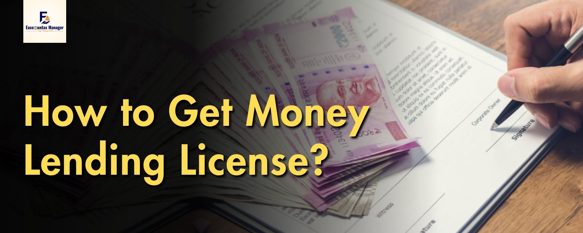 How to Get Money Lending License